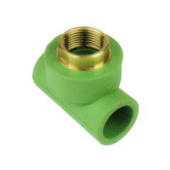 Ask PPR Tee with Female Insert Two Equal Side Size 25 mm & branch Size ½ Inch