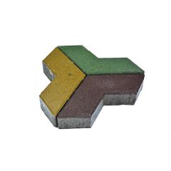 MEYAR Concrete Interlock 3D/ Arrow Shape Size 200*197 mm Thickness 60 mm 