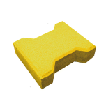 ALARMAK Interlock Behaton Size 200*165 mm Thickness 60 mm-Yellow
